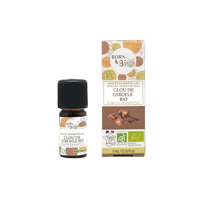 Huile essentielle Clou de Girofle Certifiée Bio