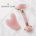 Roller Quartz Rose & Gua Sha — Rituel Éclat Rose