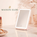 Miroir LED de Voyage Rose — Compagnon Beauté Nomade