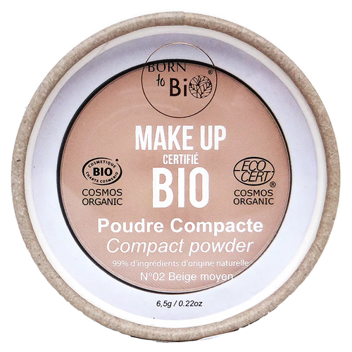 ☁️ Poudre Compacte Bio – Teint Matifié & Fini Zéro Défaut 🕊️