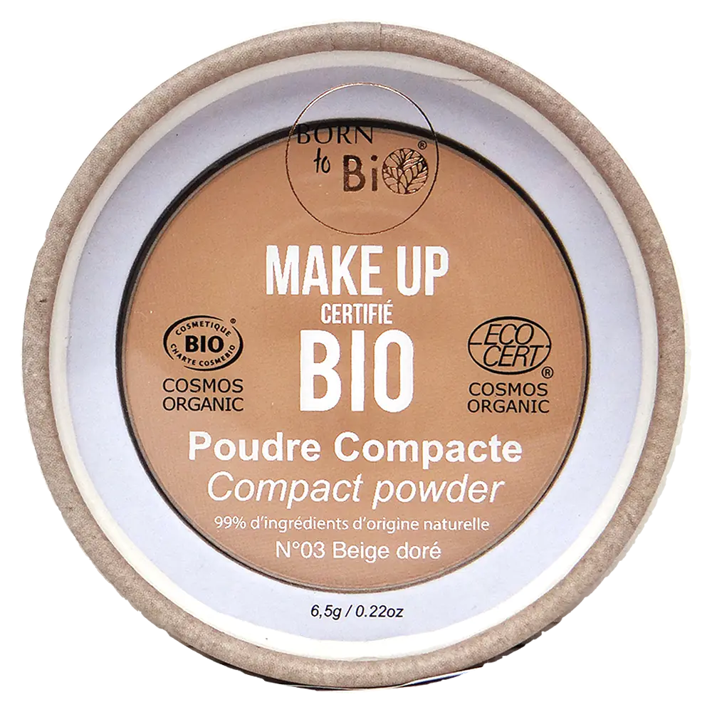 ☁️ Poudre Compacte Bio – Teint Matifié & Fini Zéro Défaut 🕊️